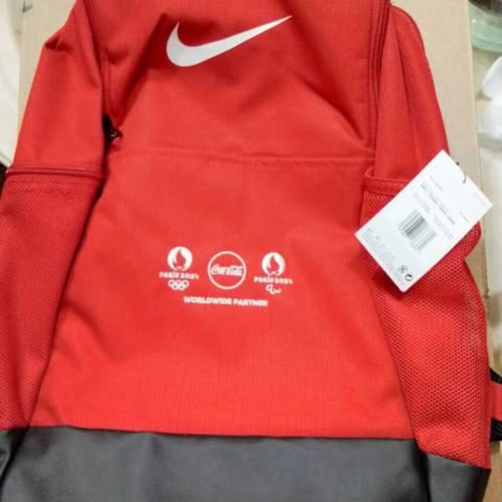 NIKE PARIS 2024 RED COCACOLA OLYMPIC BOOKBAG